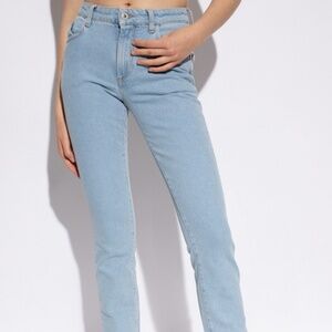 NWT $550 The Attico Light Blue Skinny Jeans Size 27